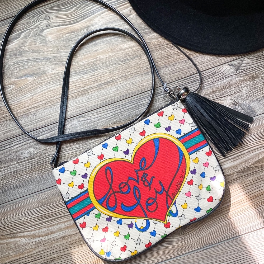 Brighton Love & Joy canvas crossbody